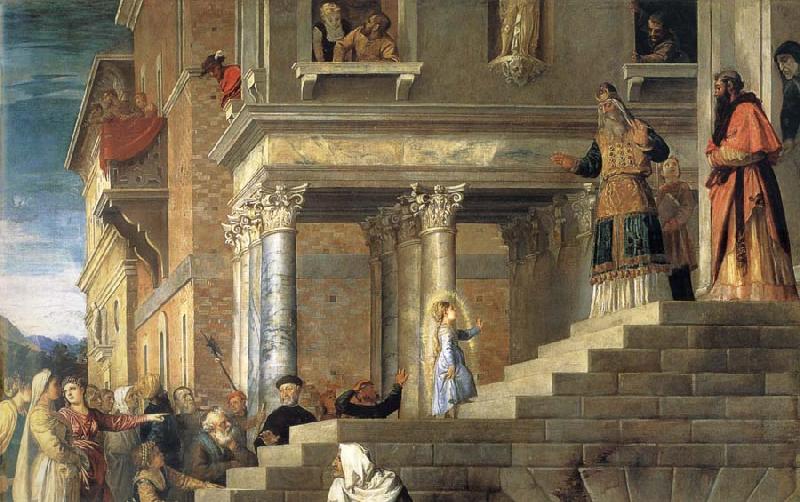 TIZIANO Vecellio Presentation Maria in the temple Germany oil painting art